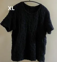 大きいサイズ　XL　UNIQLO半袖 クルーネック トップス ブラックのサムネイル