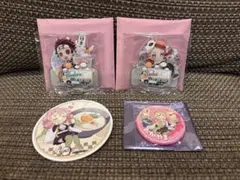 鬼滅の刃　TOGO 岡山　炭治郎　錆兎　アクスタ　蜜璃　缶バッチ