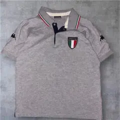archive y2k Kappa イタリア 光沢 ポロシャツ 国旗 swagのサムネイル