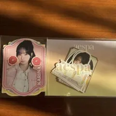 aespa 継続特典　FC特典　ステッカー　メッセージカード