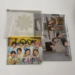 SnowManオフィシャルカレンダー クリアポーチ ポラロイド風カード