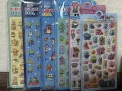 ディズニーぷくぷくシール6枚セット
