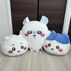 ちいかわ　プレミアムドームクッション2個　モモンガ超BIGぬいぐるみ1個