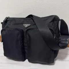 プラダ カメラバッグ 三角ロゴ ショルダー メッセンジャー テスートナイロン 黒