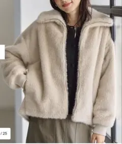 未使用　オンワード ANY ファーブルゾン