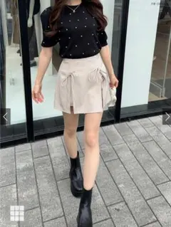 GRL ミニスカート ベージュ