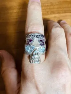 CALEE×D.O.D LUCKY SKULL RING <AMETHYST > CALEE - × D.O.D LUCKY SKULL RING ＜AMETHYST＞ (SILVER / AMETHYST