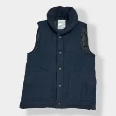 BROWNY ブラウニー 中綿 パデット ボリューム ベスト ネイビー Mのサムネイル
