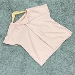 ✨MEDDUM✨メデューム♡Vネックフレンチスリーブブラウス♡ピンク(36)のサムネイル