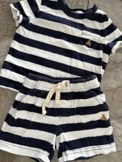 baby gap ストライプ Tシャツ&ショートパンツ 12-18ヶ月