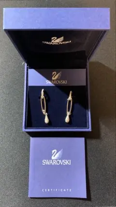 Swarovski クリスタル　イヤリング　シルバートーンのサムネイル