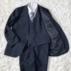 美品　Pramony EX セットアップ　ビジネススーツ　ネイビー　Mサイズ
