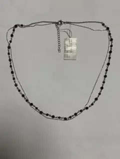 新品☆ ef et-pe（エフ・エ・ぺ）のヘマタイト2連ネックレス