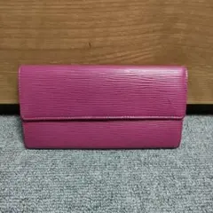 ルイ・ヴィトン エピレザー 長財布 ピンク
