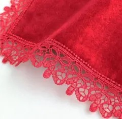 ◈ラッピング未開封◈近沢レースハンカチ　赤い靴　タオルハンカチ