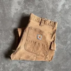 Carhartt ダックペインターパンツ W32 L30 ブラウン ダメージ