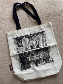 NY ストランド　書店　トートバッグ　黒猫　STAY CURIOUS 現地購入