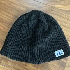 Lee ニット帽 ビーニー ブラックのサムネイル