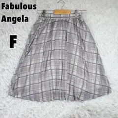 ♥Fabulous Angela♥ チェック柄プリーツフレアスカートのサムネイル
