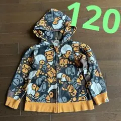 BAPE KIDS キャラクター柄 パーカー 120cm正規品