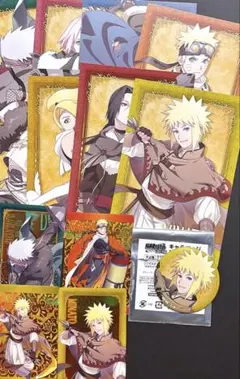 NARUTO 忍伝冒険譚 缶バッジ　ポスカ　カード