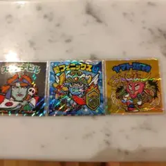 ビックリマンシール スーパーデビル 他 3枚セット