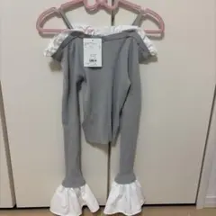 MERCURYDUO リブ編みオフショルダーセーター