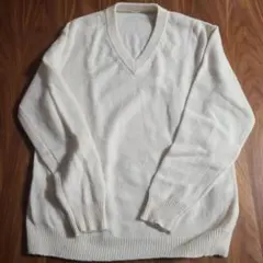 レディース GU Vネック ニットセーター 長袖 M