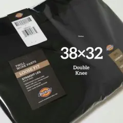 38×32【新品・未使用】ディッキーズ　ダブルニー　85283　BLACK