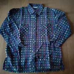 Lafon 21 長袖シャツ 多色模様　МL