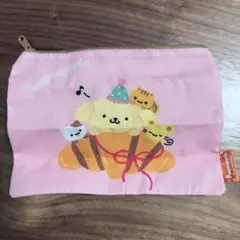 ポムポムプリン ユーモラスアソートコレクション スクエアポーチ