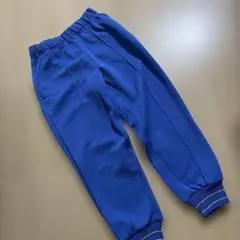 数回着用　ブルー ジャージパンツ 120㎝