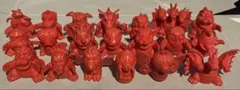 ゴジラ 怪獣軍団 パート1&2 フルコンプ レッドのみ