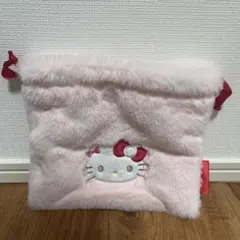 ハローキティー　巾着ポーチ