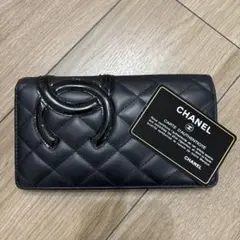 CHANEL ブラック 長財布