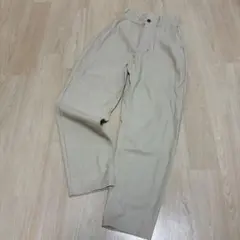 ZARAレザー調ロングハイウエストパンツレディース24インチ