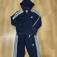 アディダス　キッズ120 セットアップ　ネイビー
