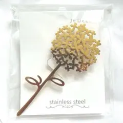 フラワー ゴールド 上品 フォーマル 卒業式 入学式　結婚式 北欧雑貨　 花