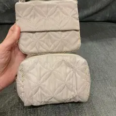 Francfrancポーチとテッシュポーチセット