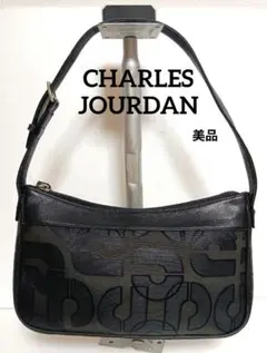 CHARLES JOURDAN　シャルルジョルダン　ハンドバッグ　ロゴ　肩掛け