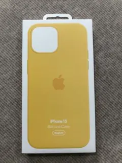 正規品 iPhone 15 シリコーンケース サンシャイン