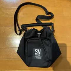 SILENT NOISE ブラックショルダーバッグ