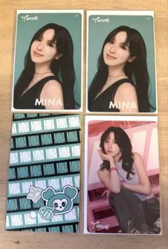TWICE オフラインくじ クリアトレカ ミナ　3枚セット