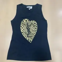 Yves Saint Laurent ハートプリント タンクトップ Sのサムネイル