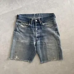 LEVI’S 501 66前期 カットオフ デニム ビンテージ ショーツのサムネイル