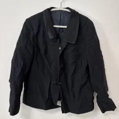 即日発送✨HUCKE ブラック テーラードジャケット　ヴィンテージ　輸入古着