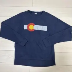 DELTA FLEECE コロラド州旗 スウェット ネイビーのサムネイル
