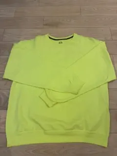 フルーツオブザルーム クルーネック スウェット 蛍光色イエロー 古着