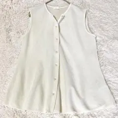 未使用級 Ballsey パールメッシュ コンビ ポロカラー プルオーバー