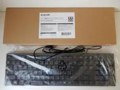 エレコム☆有線フルキーボード(メンブレンタイプ)ブラック☆TK-FFCM01